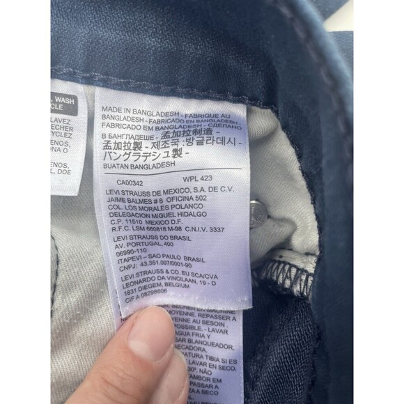 Levi’s 541 Athletic Fit Jeans Men’s 36x32 Dark Wash Stretch Denim Tapered - Picture 7 of 13